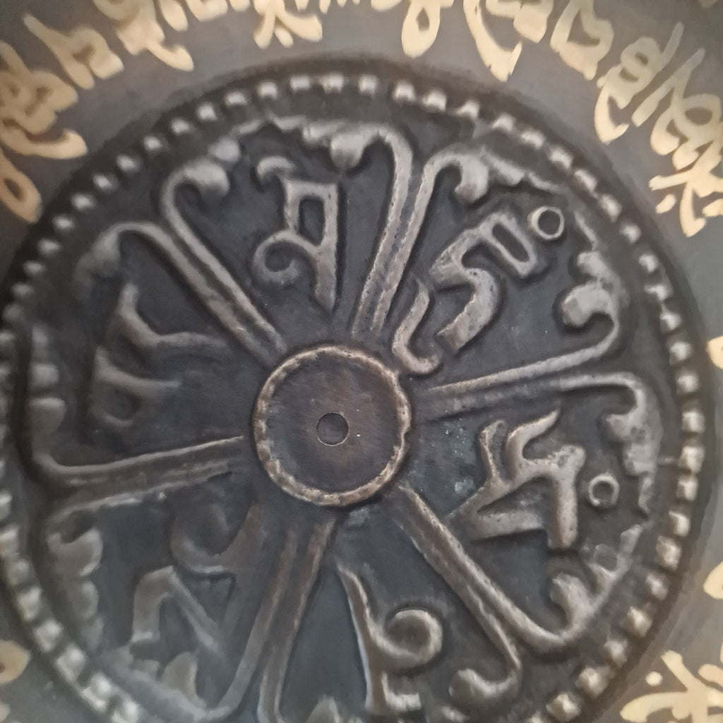 Campana Tibetana - Originale Made in Nepal - Om Mane