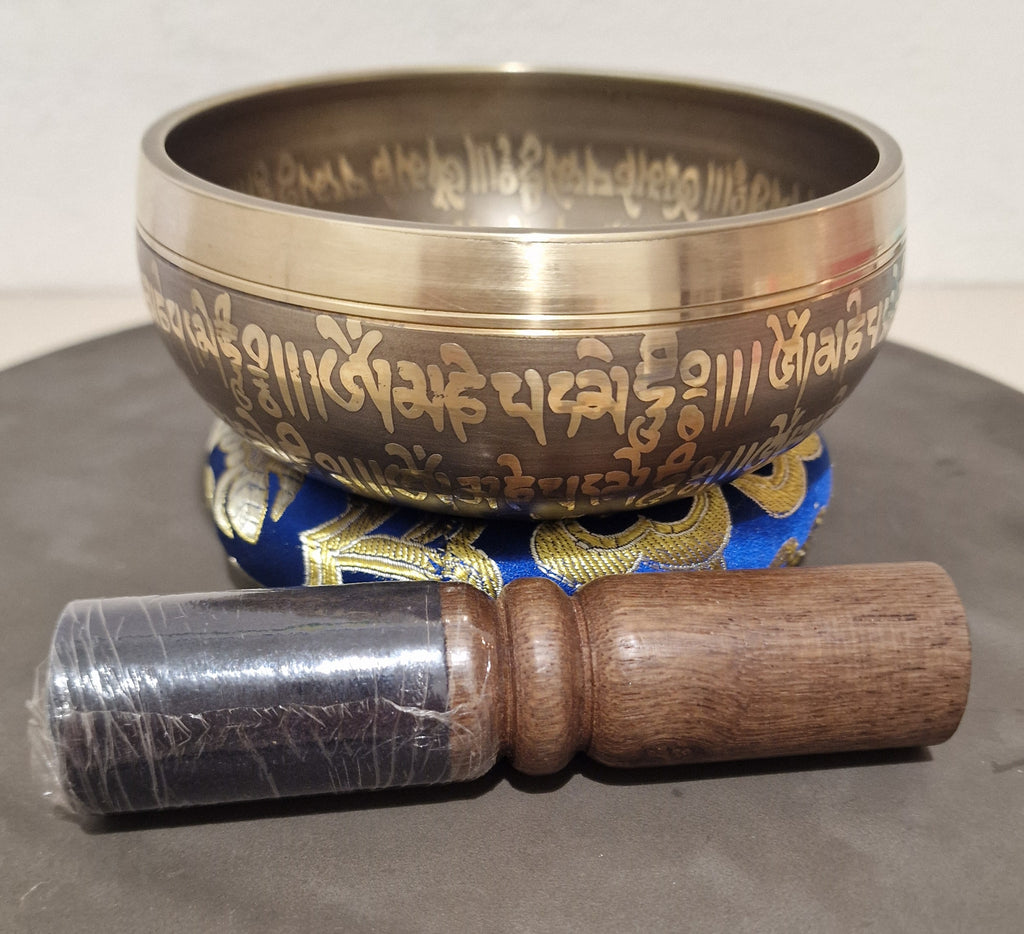Campana Tibetana - Originale Made in Nepal - Om Mane
